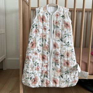 Pottery Barn (like-new) Kids Floral Muslin Gauze Sleep Sack Bag (medium)